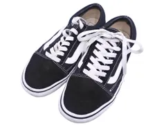 VANS バンズ 556436 0001 V36CL OLD SKOOL DX ローカット スニーカー size24.5/黒 ■■ レディース
