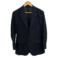 EDIFICE(エディフィス) ジャケット サイズM メンズ美品  - ダークネイビー×ダークグレー 長袖/チェック柄/春/夏