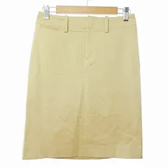 ラルフローレン RALPH LAUREN 美品 タイトスカート 膝丈 ストレッチ 9 ベージュ 1115 ■GY09