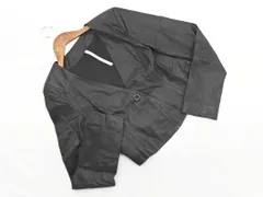 MURUA ムルーア ラムレザー ノーカラー ジャケット size2/黒 ◇■ レディース