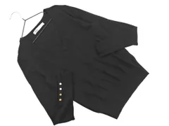 ZARA ザラ Vネック ニット セーター sizeS/黒 ◇■ レディース