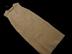 CLASSICAL ELF クラシカルエルフ フェイクリングウール Vネック ジャンパー スカート sizeS/ベージュ ◇■ レディース