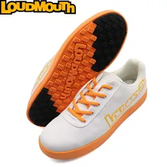 Loudmouth ラウドマウス LM-GS0005 スパイクレス ゴルフシューズ　White×Orange（944）ホワイト×オレンジ  【メンズ/レディース】のサムネイル