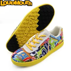 Loudmouth ラウドマウス LM-GS0005 スパイクレス ゴルフシューズ　Bubbles x Yellow（454） 【メンズ/レディース】のサムネイル