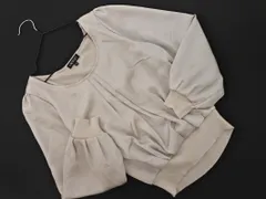 INDIVI インディヴィ ウール混 ニット 切替 ブラウス シャツ size38/グレー ◇■ レディース