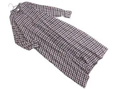 URBAN RESEARCH DOORS アーバンリサーチドアーズ チェック シャツ ワンピース sizeM/緑ｘ茶ｘ青 ◇■ レディース