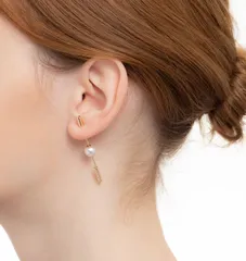 Hirotaka　Short SPEAR ピアス / アコヤパール　SP09