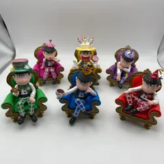 おそ松さん　松にも衣装　フィギュア　コンプリ―ト　セット　６点　おそ松（長男） カラマツ（次男） チョロ松（光男） 市松（四男） 十四松（五男）　（ME29-3326）