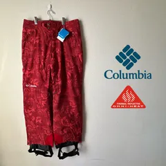 50%OFF 展示品在庫処分【Columbia】RUS Aerial Insulated Pant / RED総柄 / M