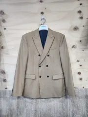 409) ザラ ZARA ダブル ボタン 秋冬 ジャケット