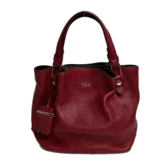 TOD'S(トッズ) トートバッグ フラワーバッグ レッド レザー