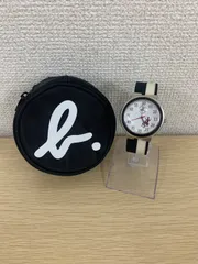 ÷3【不動品】agnes b アニエスベー レディース 腕時計 文字盤トカゲ　ベルトシミあり　ポーチ付き【時計】【1】