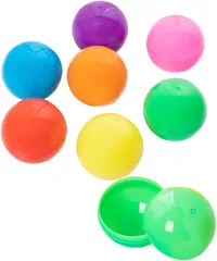 RENASYS カラフル カプセル 100個セット 32mm ガラポン クレーンゲーム (ビビットカラー)