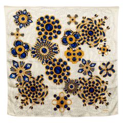 エルメス ツイリー Chacun Fait Son Nid それぞれの巣作り ホワイト