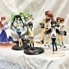 342 美少女フィギュア 9体セット まとめ売り 御坂美琴 中野梓 暁美ほむら C.C. ラクス・クライン