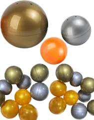 RENASYS カラフル カプセル 100個セット 32mm ガラポン クレーンゲーム (メタリック)