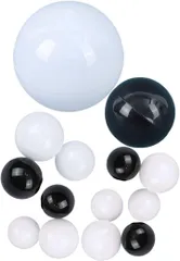 RENASYS カラフル カプセル 100個セット 32mm ガラポン クレーンゲーム (モノトーン)