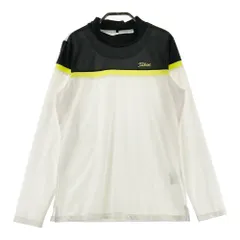 サイズ：L TITLEIST タイトリスト  長袖モックネックTシャツ  ホワイト系 [240101599204] ゴルフウェア レディース ストスト