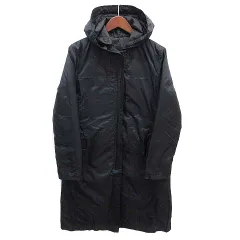 コムサデモード COMME CA DU MODE ダウンライナー付き 3WAY ロング コート ナイロン ブラック 黒 M