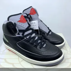 25.5cm NIKE ナイキ エアジョーダン2 レトロ ブラック セメント DR8884-001 us 7.5