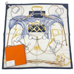 HERMES カレ90 スカーフ 剣 タッセル柄 - メルカリ