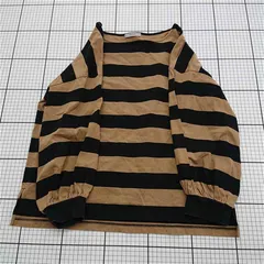 ◇ Θ ジャーナルスタンダード JOURNAL STANDARD ボーダーカットソー 長袖 MSサイズ レディース E  【1512020002722】