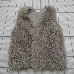 ◇ Θ ローリーズファーム LOWRYS FARM フェイクファーベスト LF723055AD ベージュ系 レディース E  【1512020002500】