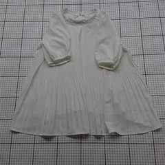 ◇ Θ ジャイロ JAYRO プリーツワンピース ホワイト系 M レディース E  【1512020003842】