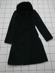 ◇ ⊇ ディアプリンセス DearPrincess ファー襟ウールコート ブラック系 レディース E  【1512020008052】