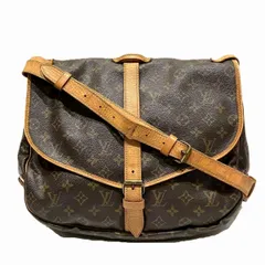 ルイ・ヴィトン LOUIS VUITTON ソミュール35 モノグラム ショルダーバッグ トアル地 M42254 レディース