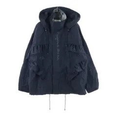 Acne Studios (アクネ ストゥディオズ) Embroidered nylon jacket エンブロイダリー 刺繍ナイロンジャケット ブラック OUTW000968のサムネイル