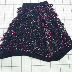 ◇ ⊂ チェスティ Chesty 21N102 ツイードスカート ネイビー系 レディース E  【1512020028296】