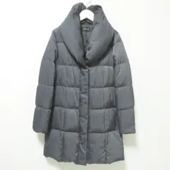美品 PREMIUM by VICKY プレミアムバイビッキー ボリュームショールカラー ロング ダウンコート 1 ダークグレー レディース 古着 中古 USEDのサムネイル