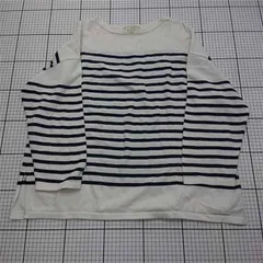 ◇ ⊇ ビーミングバイビームス B:MING by BEAMS ボーダーカットソー 長袖 ホワイト系 レディース E  【1512190002904】