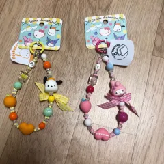 ポチャッコ マイメロディ スマートフォンストラップキーホルダー