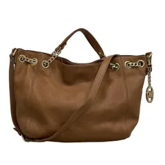 MICHAEL KORS(マイケルコース) ショルダーバッグ - ブラウン 2way/チェーンショルダー レザー