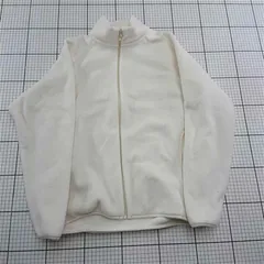 ◇ ⊇ ユニクロ UNIQLO フリースフルジップジャケット ホワイト系 M メンズ E  【1512190003185】