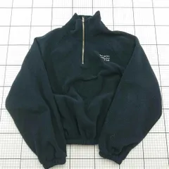 ◇ Θ エルマール El mar BV221158K フリースハーフジッププルオーバー ブラック系 レディース E  【1512190004878】