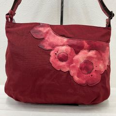レア agnes b. 唐草模様 ボタニカル ショルダーバッグ ハンドバッグ 