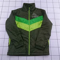 ◇ ⊇ プーマ PUMA 827284 中綿ジャケット グリーン系 160 キッズ E  【1512190004939】