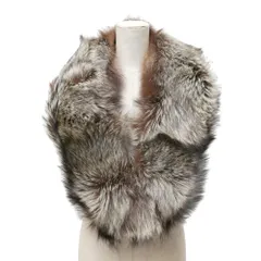 ■美品■SAGA FURS サガファーズ ストール シルバーフォックス ファー ティペット マフラー 毛皮 ブランド古着【中古】20260113/RA7225