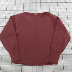 ◇ Θ ユナイテッドアローズ グリーンレーベルリラクシング Vネックプルオーバー ピンク系 レディース E  【1512190006254】