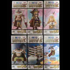 ワンピース ワールドコレクタブルフィギュア HISTORY OF SHIROHIGE 全6種セット