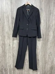 PERSON’S パーソンズ スーツスタイル ビジネス フォーマル セットアップ ジャケット パンツ スーツ size9/黒 ■■ レディース