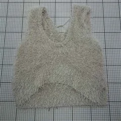 ◇ Θ チャオパニックティピー CIAOPANIC TYPY シャギーニットベスト ベージュ系 レディース E  【1512190006261】