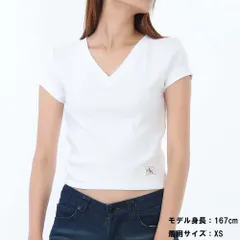 新品 Calvin Klein カルバンクライン LV047C910G YAA Tシャツ リブ クロップド丈