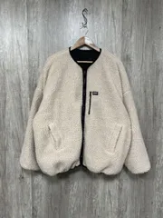 JaVa ジャバ リバーシブル ボア ブルゾン ジャケット sizeM/ベージュ ◆■ レディース