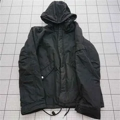 ◇ ⊇ ナノ・ユニバース nano・universe フード付き中綿ジャケット ブラック系 メンズ E  【1512220084221】