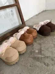 リボンスウェードミュール 2