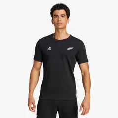 【送料無料・匿名配送】adidas ラグビー ウェア オールブラックス x オリジナルス Tシャツ ブラック 黒 新品